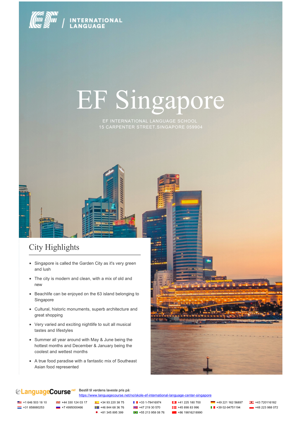 EF International Language Center, Singapore