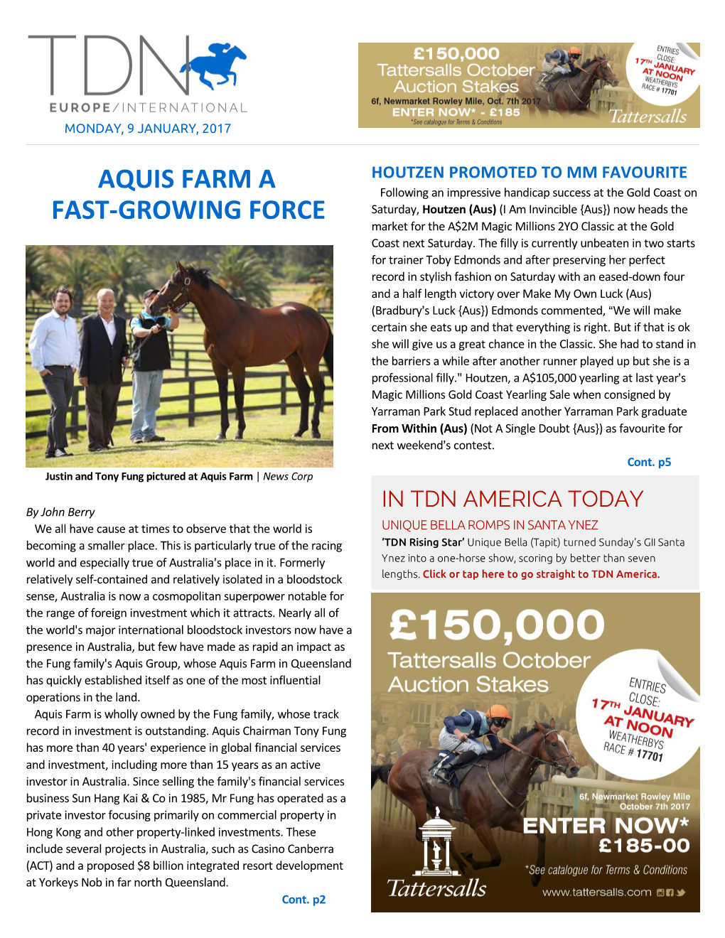 Aquis Farm a Fast-Growing Force Cont