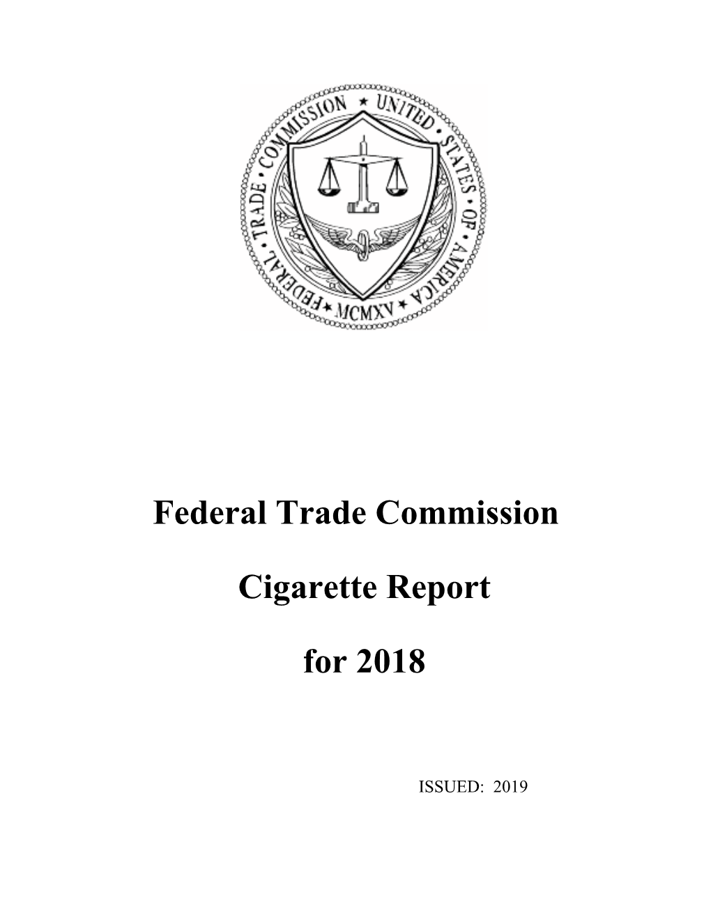 Cigarette Report