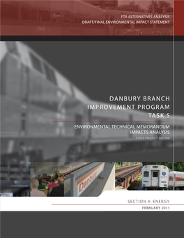 Danbury Branch Improvement Program Task 5