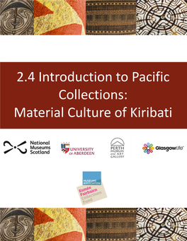 Material Culture of Kiribati
