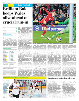 Brilliant Bale Keeps Wales Alive Ahead of Crucial Run-In
