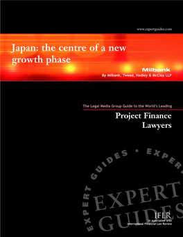 Japan: the Centre of a New Growth Phase