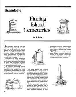 Finding Island Cemeteries