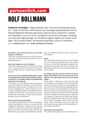 Rolf Bollmann
