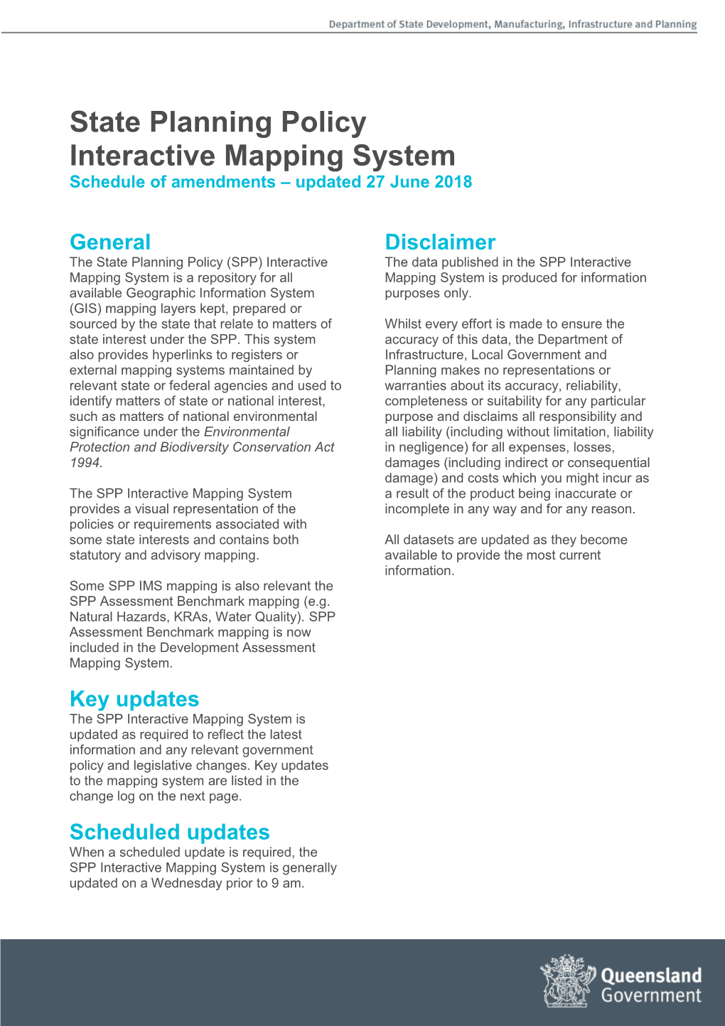 State Plannign Policy Interactive Mapping System