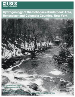 Hydrogeology of the Schodack-Kinderhook Area, Rensselaer and Columbia Counties, New York