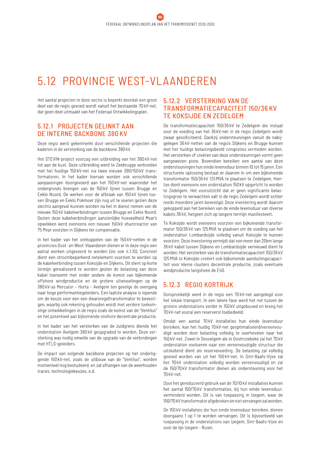 5.12 Provincie West-Vlaanderen
