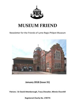 Newsletter for the Friends of Lyme Regis Philpot Museum