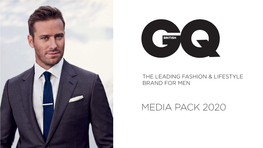 Media Pack 2020 the Gq Portfolio