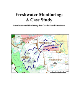 Monitoring the Elbow River