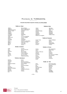 Provincia De TARRAGON A