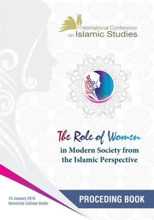 In Modern Society from the Islamic Perspective Department of Islamic Sciences, University College Bedër