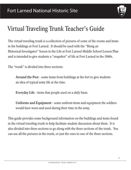 Virtual Traveling Trunk Teacher's Guide