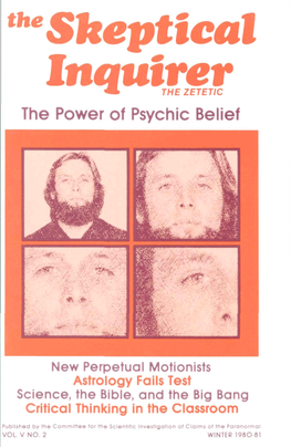 The Power of Psychic Belief