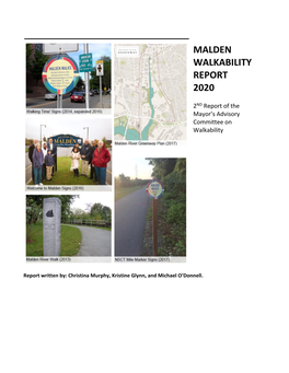 2020 Walkability Report