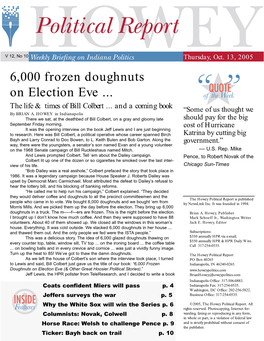 6,000 Frozen Doughnuts on Election Eve