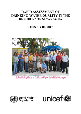 Rapid Assessment of Drinking-Water Quality in the Republic of Nicaragua