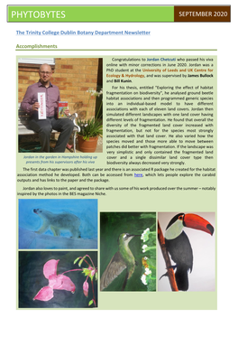 Phytobytes Newsletter September 2020