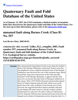 Quaternary Fault and Fold Database of the United States