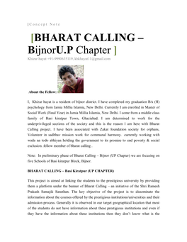 Bharat Calling –