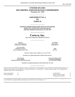 Corteva, Inc. (Exact Name of Registrant As Specified in Its Charter)