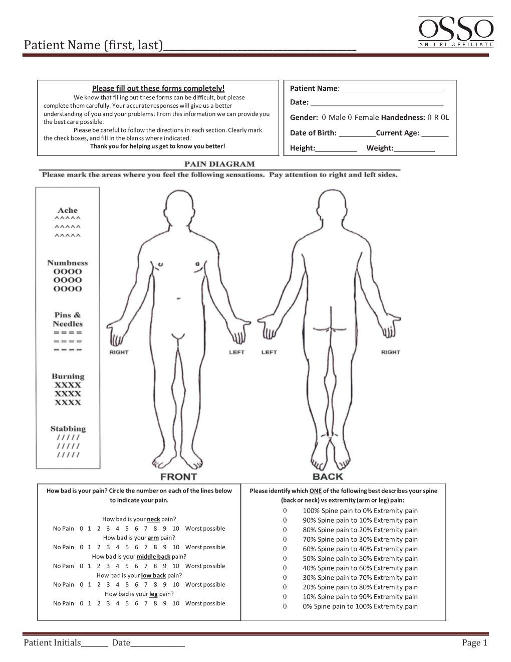 New Patient Packet