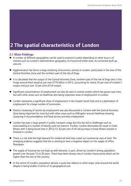 2 the Spatial Characteristics of London