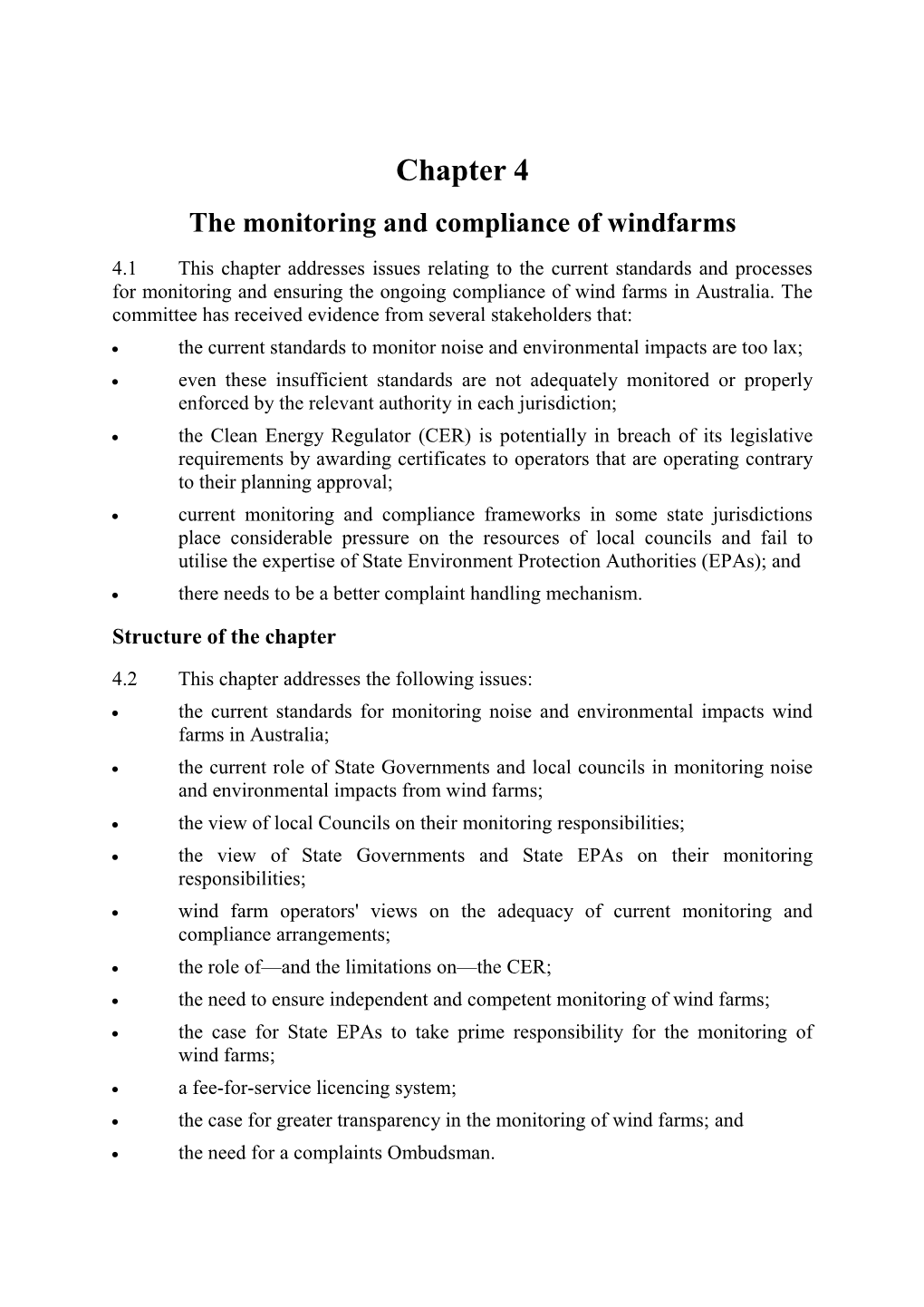 Final Report for the Inquiry Into the Approvals Process for Renewable Energy Projects in Victoria Was Tabled on 25 February 2010