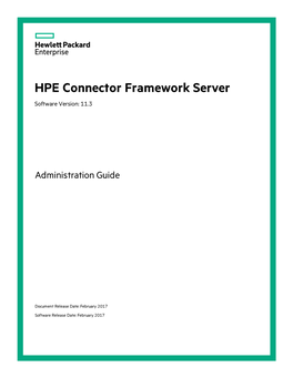 IDOL Connector Framework Server 11.3 Administration Guide