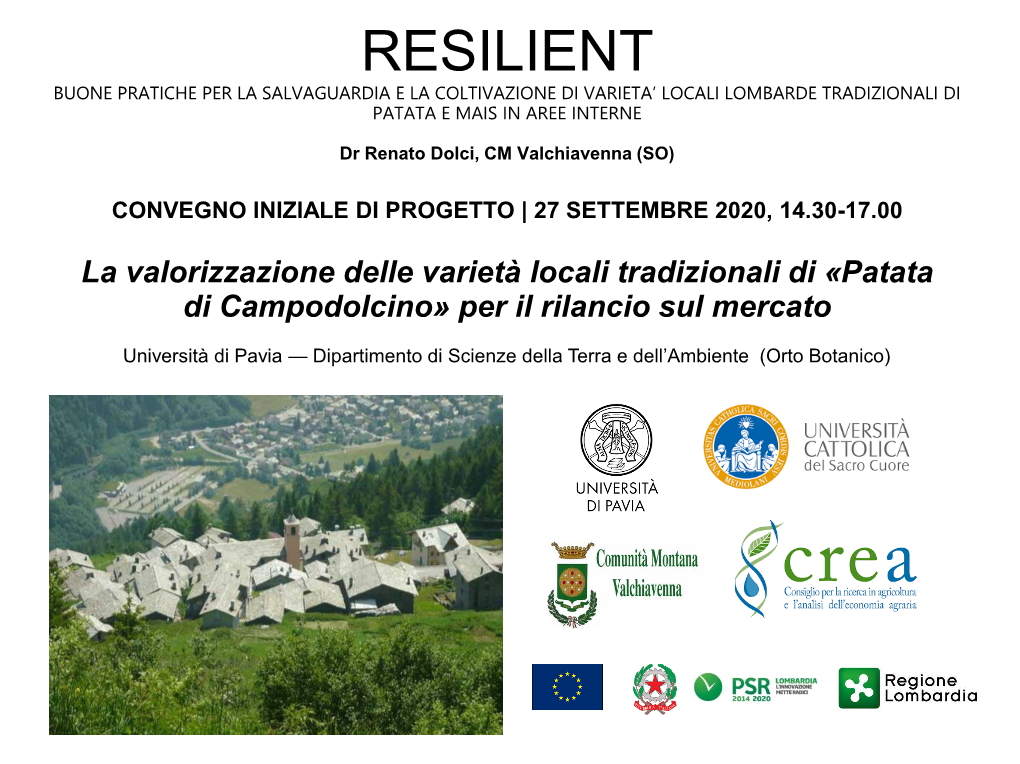 Psr Resilient Buone Pratiche Per La Salvaguardia E La