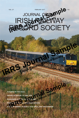 IRRS Journal (No. 192, Feb 2017)