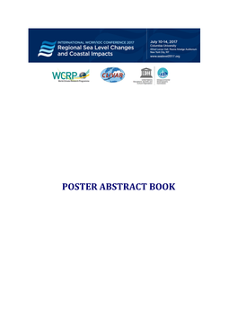 Poster Abstract Book