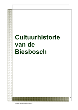 Cultuurhistorie Van De Biesbosch