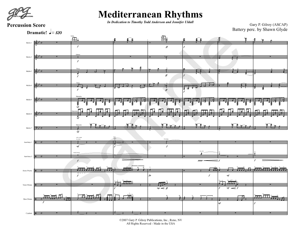 Mediterranean-Rhythms-Sample-Percussion-Score.Pdf