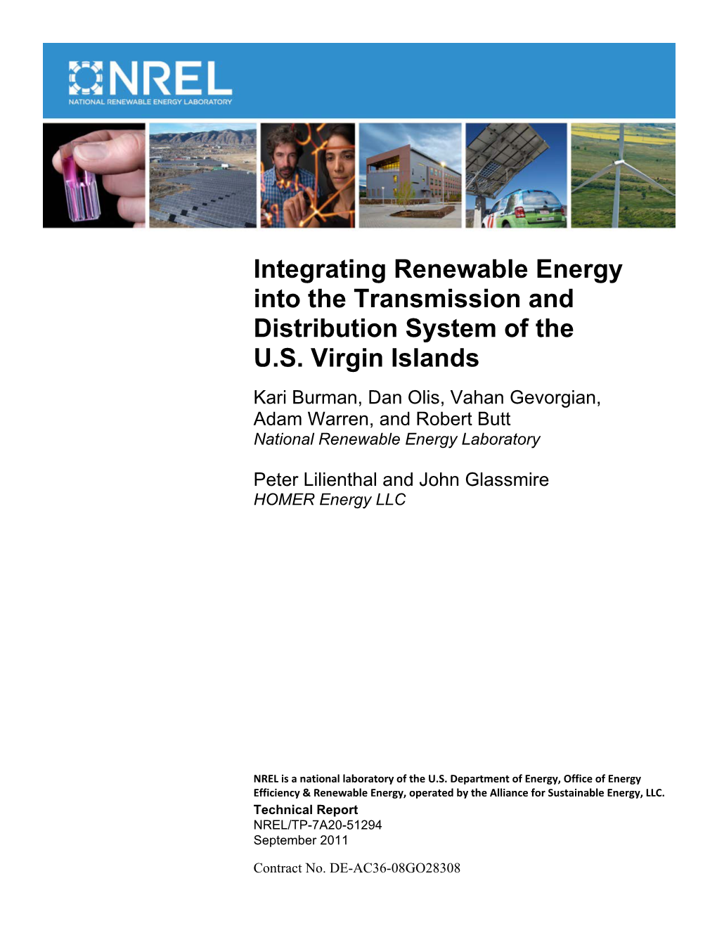 Integrating Renewable Energy Into the Transmission and Distribution System of the U.S