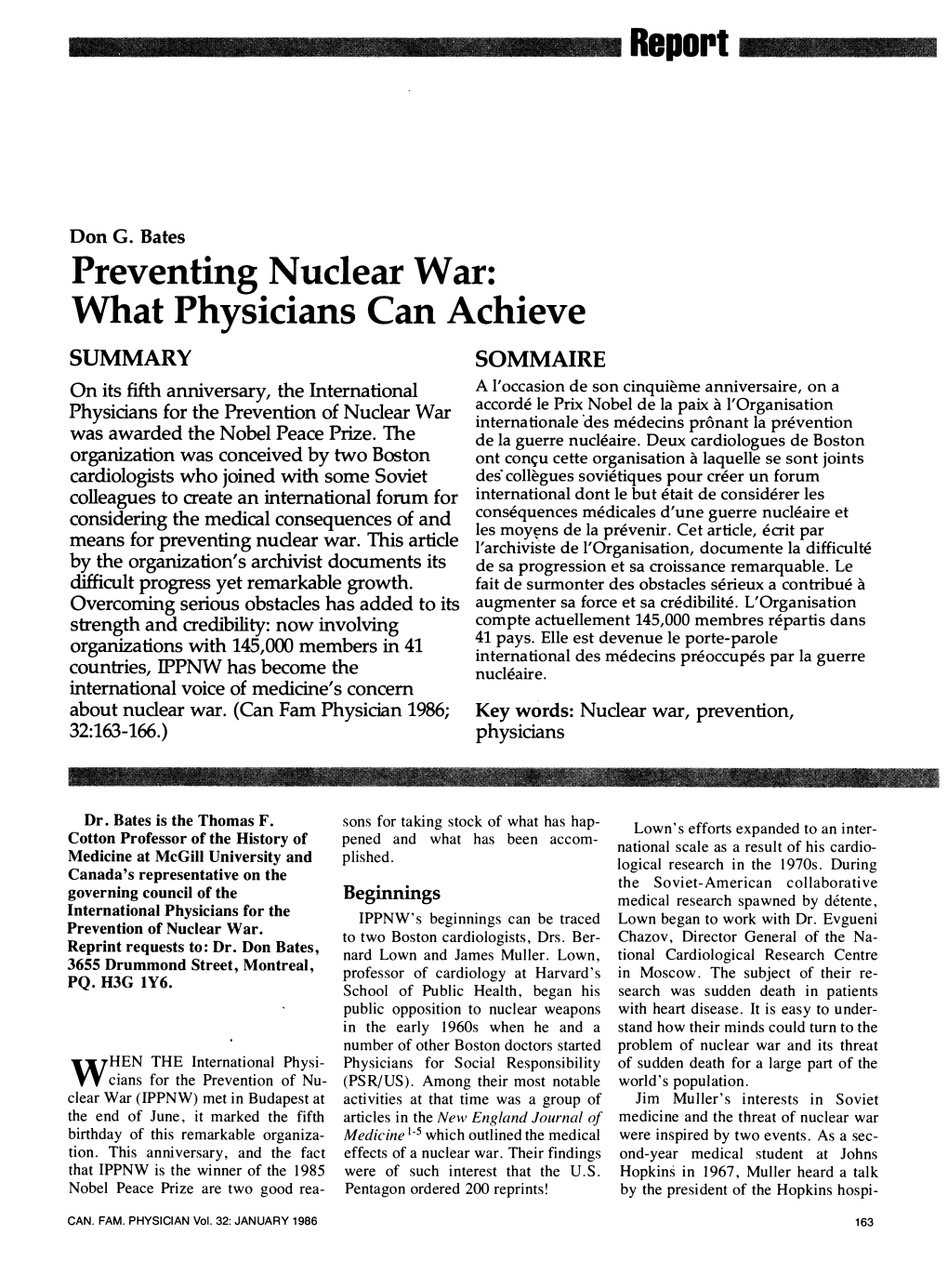 Preventing Nuclear