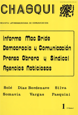Informe Itiae Bride Democracia U Comunicación Prensa Obrera U Sindical Agencias Noticiosas