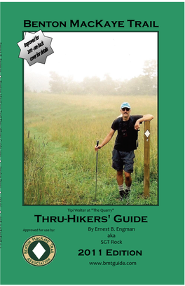 Benton Mackaye Trail Thru-Hikers' Guide