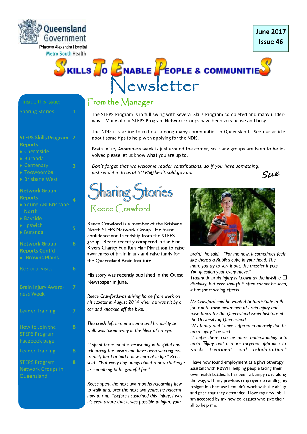 STEPS Newsletter July 2017