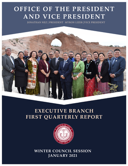 Executive Branch First Quarterly Report 2021