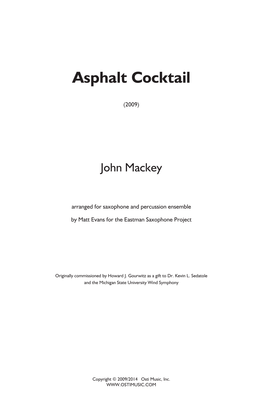 Asphalt Cocktail