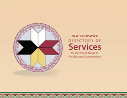 Directory of Services for Victims of Abuse in First Nations Communities