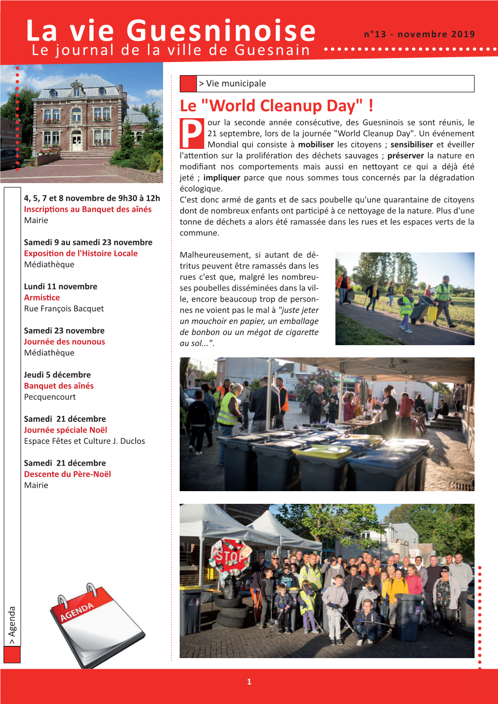 La Vie Guesninoise N°13 - Novembre 2019 Le Journal De La Ville De Guesnain