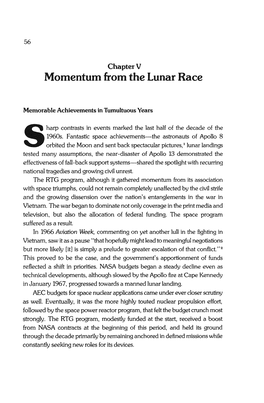 Momentum from the Lunar Race