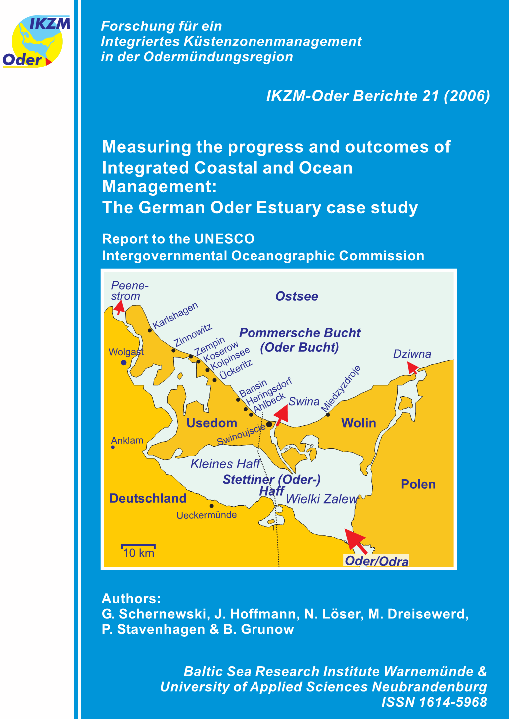Measuring the Progress and Outcomes of Integrated Coastal and Ocean Management: the German Oder Estuary Case Study