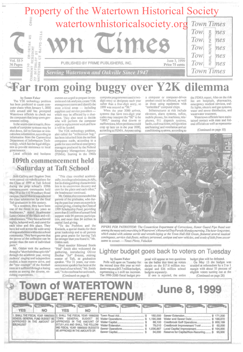 Rrom Going Buggy Over Y2K Dilemma June 8,1999