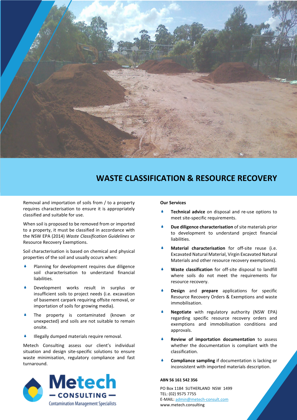 Waste Classification & Resource Recovery
