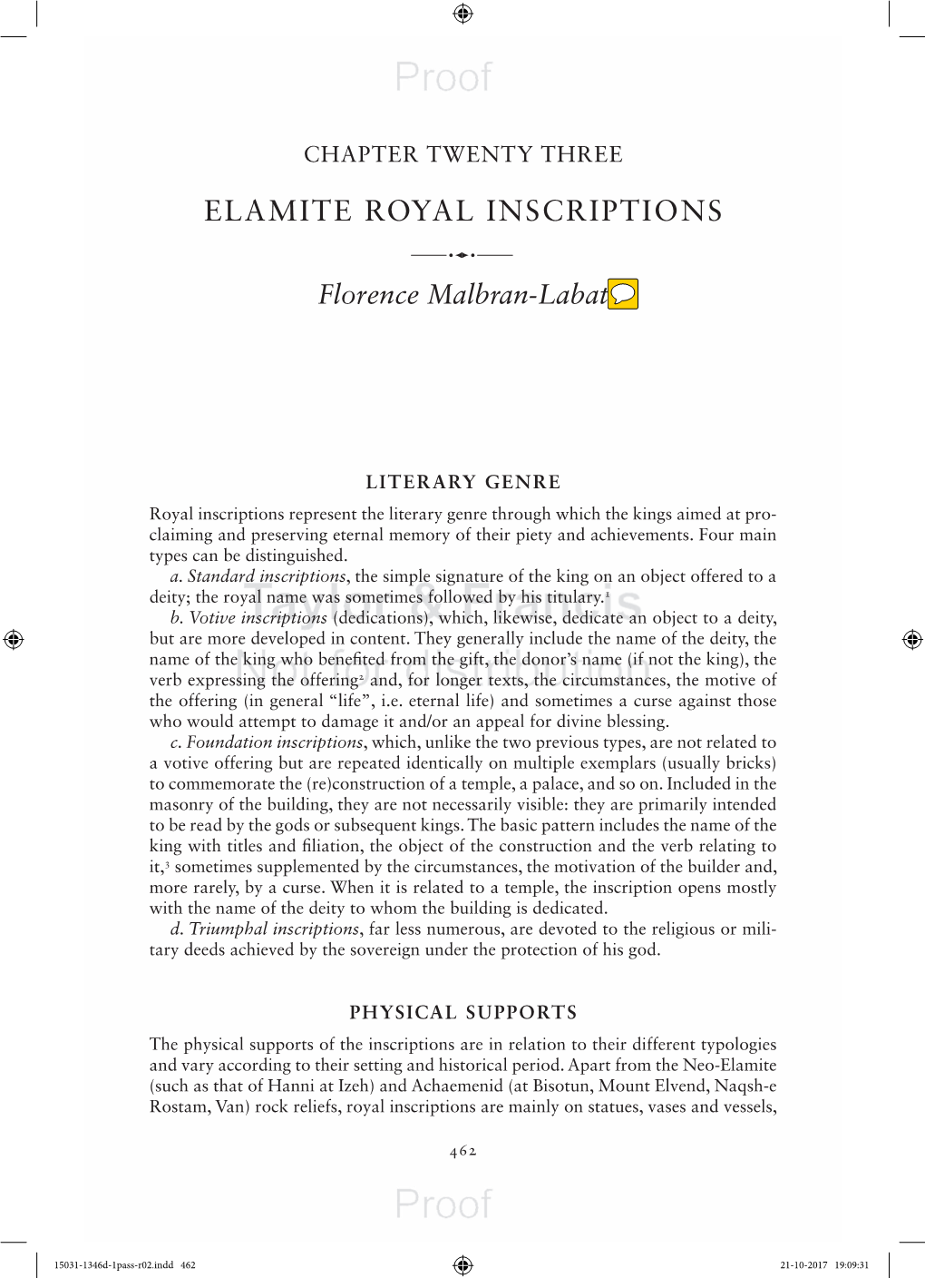 Elamite Royal Inscriptions