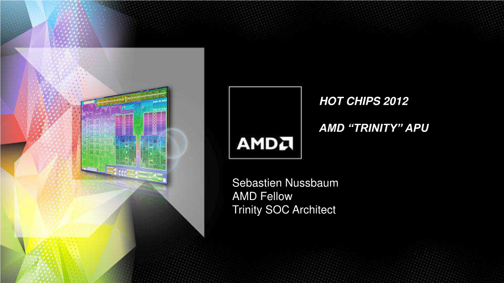 Amd “Trinity” Apu